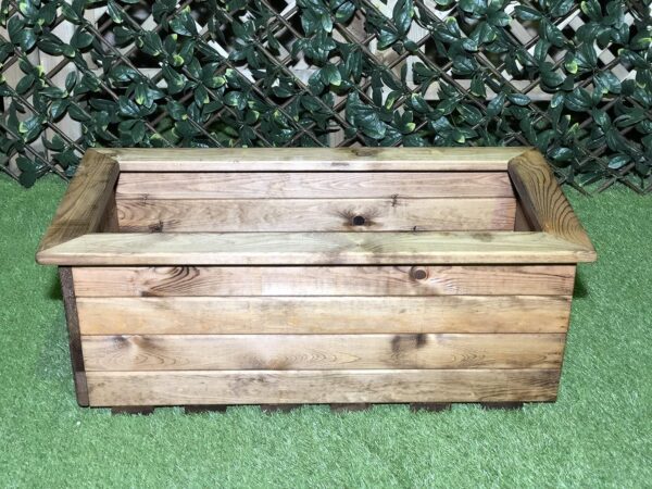 Extra Large Wooden Garden Trough Planter – Sale! - Image 6